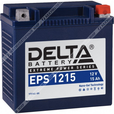 Аккумулятор DELTA EPS 1215 15 Ач о.п. (YTX14L-ВS)