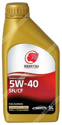 Масло моторное 5w40 Idemitsu Fully-Synthetic синтетическое 1л