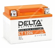 Аккумулятор DELTA СТ 1204 AGM 4 Ач о.п. (YTX4L-BS)