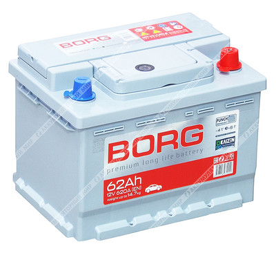 Аккумулятор BORG Premium LB 62 Ач о.п.