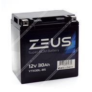 Аккумулятор ZEUS SUPER AGM 30 Ач о.п. (YTX30L-BS)