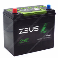 Аккумулятор ZEUS POWER Asia 65B24R 55 Ач п.п.